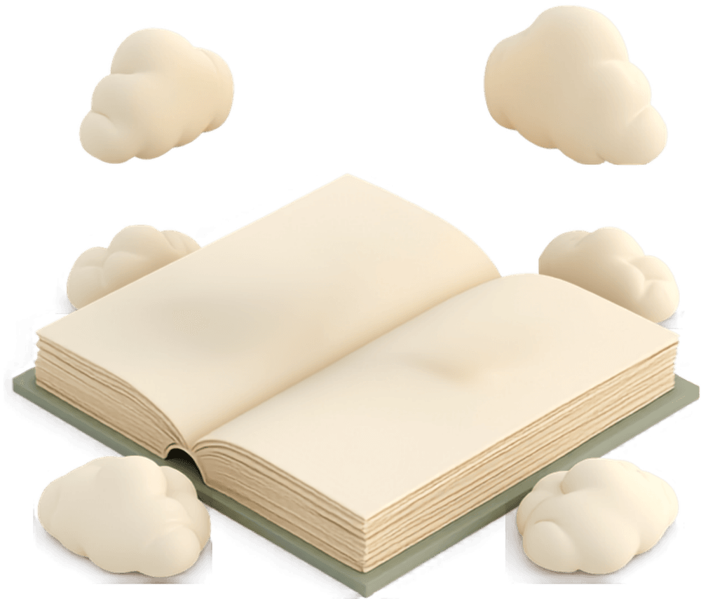 Livre ouvert entouré de nuages : le dispositif CEE expliqué en clair.